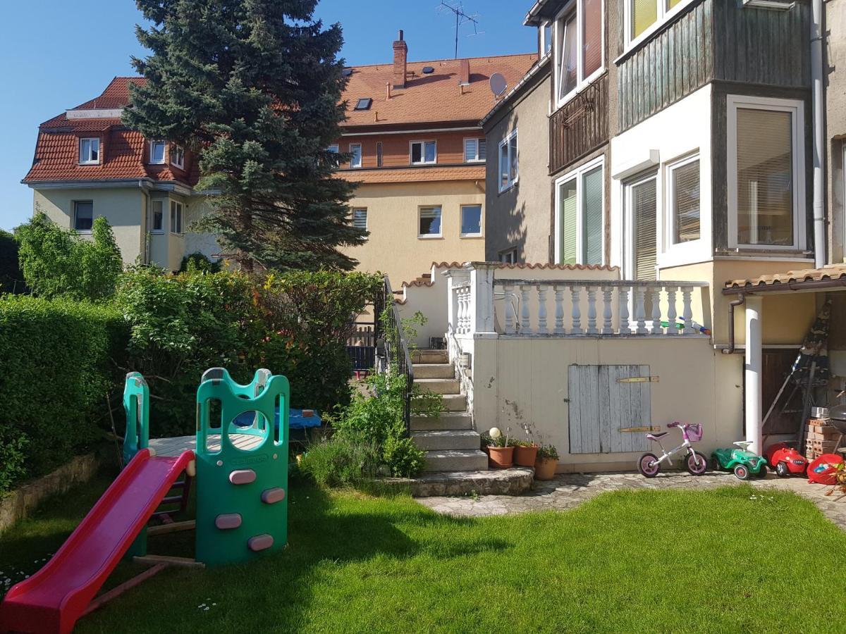 Apartment Am Suedpark Erfurt - Inkl Garten Mit Sitzlounge - Zentrumsnah Dış mekan fotoğraf